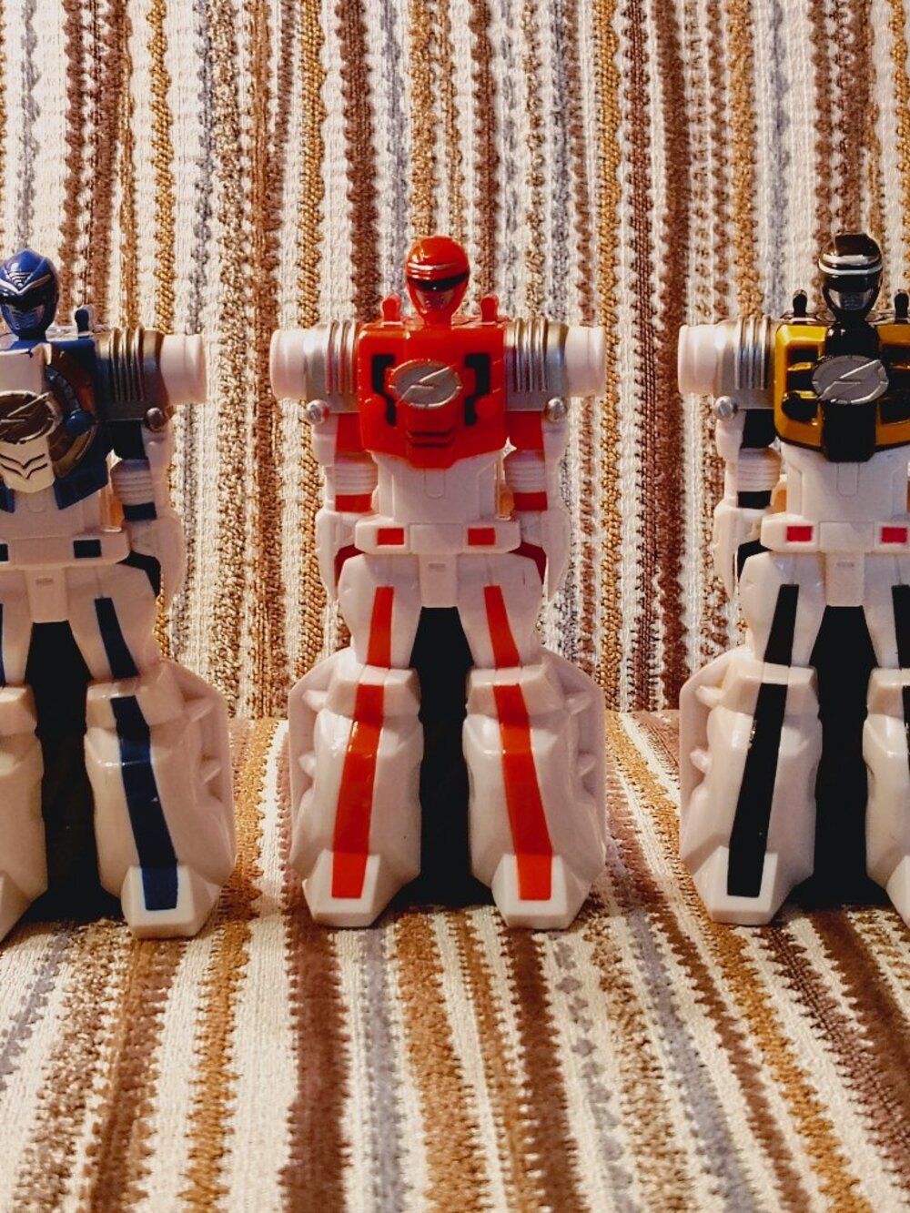 Power Rangers Operation Overdrive Triple Megazord Lot Of 3 Blue Red Black